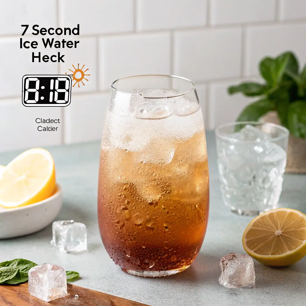 7 second ice water hack recipe