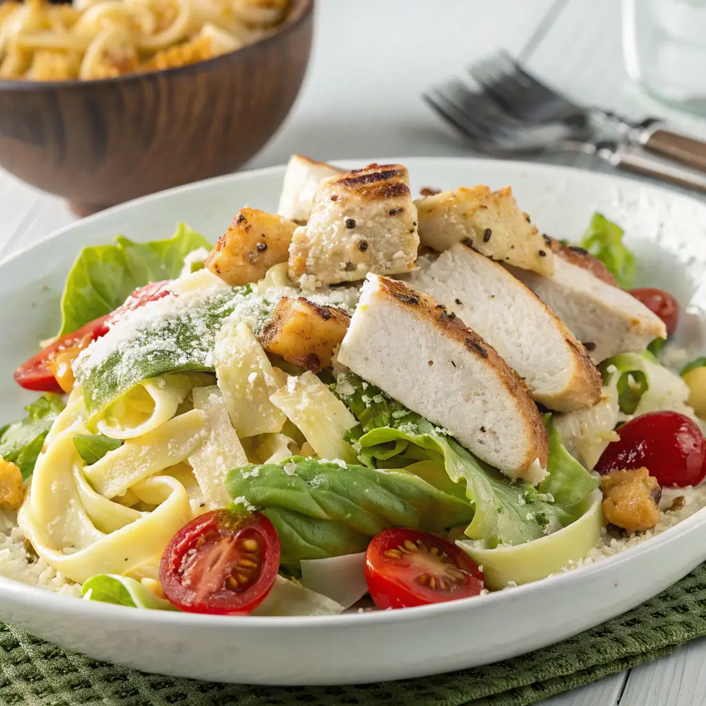 chicken caesar pasta salad