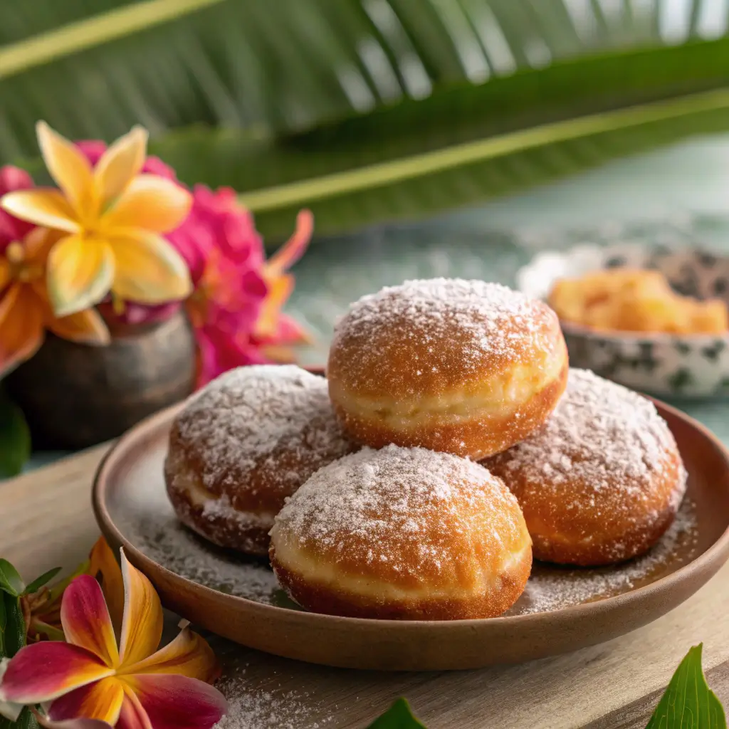 Making malasadas Hawaii