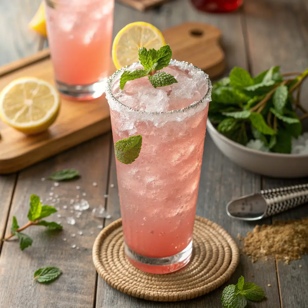 recipe for pink salt trick drink